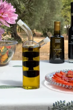 Aceitera Y Vinagrera De Cristal