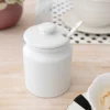 Azucarero Cerámica Blanca