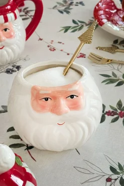 Azucarero Con Diseño De Papá Noel