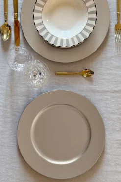 Bajoplato Plateado