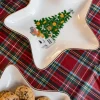 Bandeja Con Diseño De Estrella De Navidad Co
