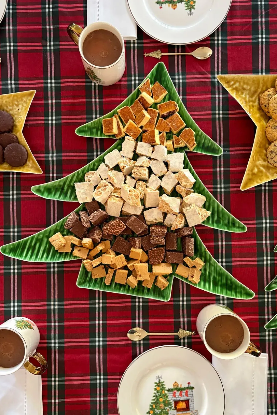 Bandeja Diseño Árbol Verde