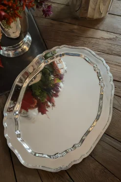 Bandeja Oval Grande De Plata CO