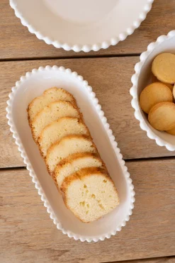 Bandeja Pequeña De Porcelana Diseño Bolitas