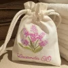Bolsa Con Aroma A Lavanda De Algodón Bordada CO
