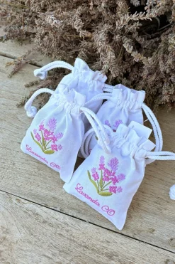 Bolsa Con Aroma A Lavanda De Algodón Bordada CO