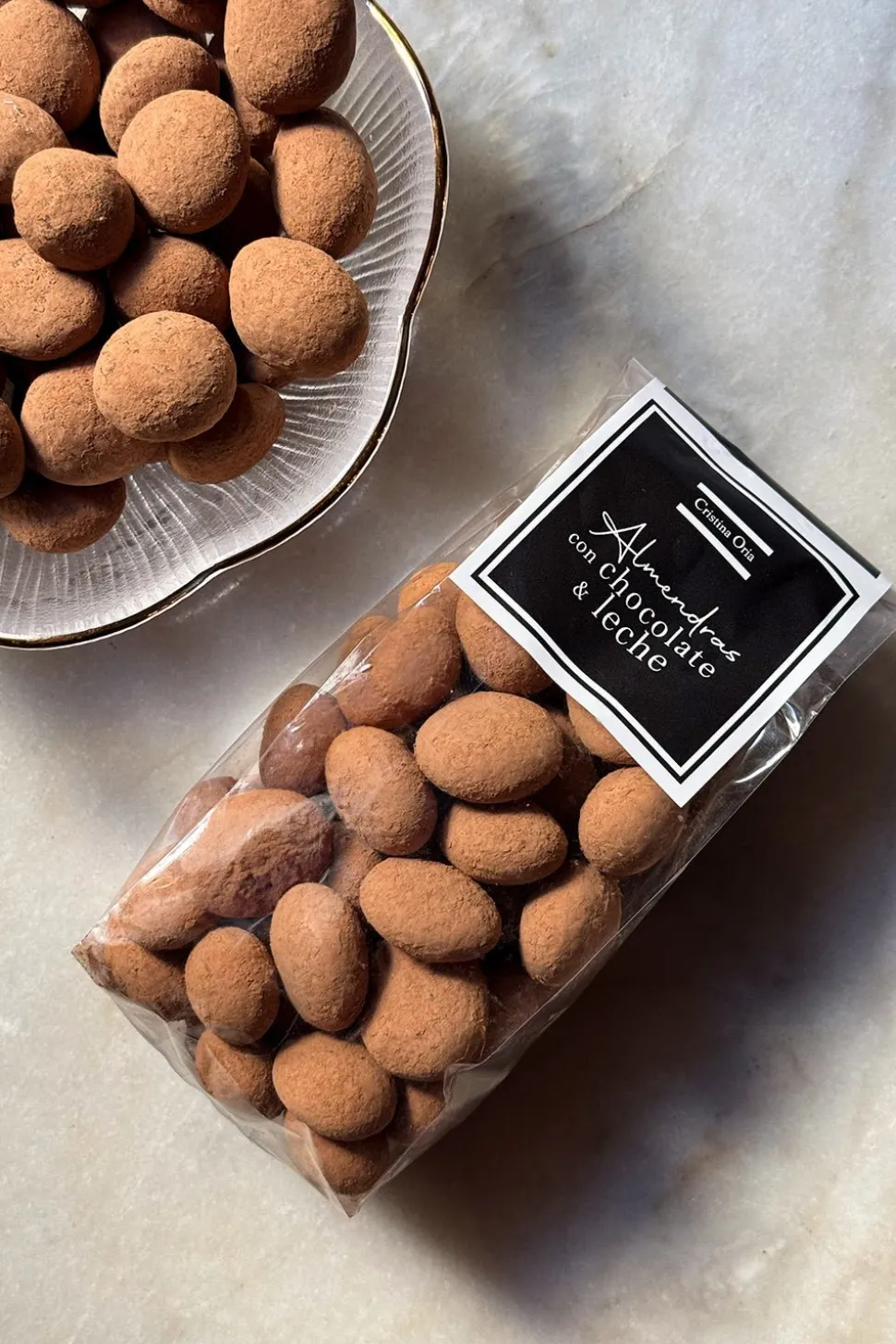 Bolsa De Almendras Con Chocolate Con Leche