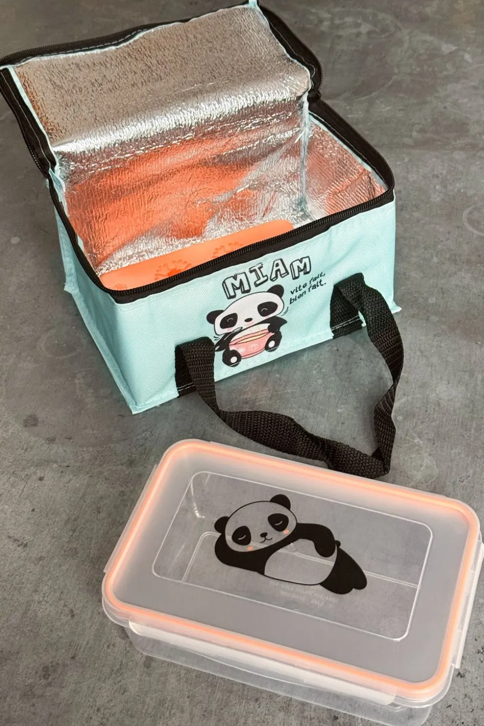 Bolsa Térmica Con Fiambrera Kawaii