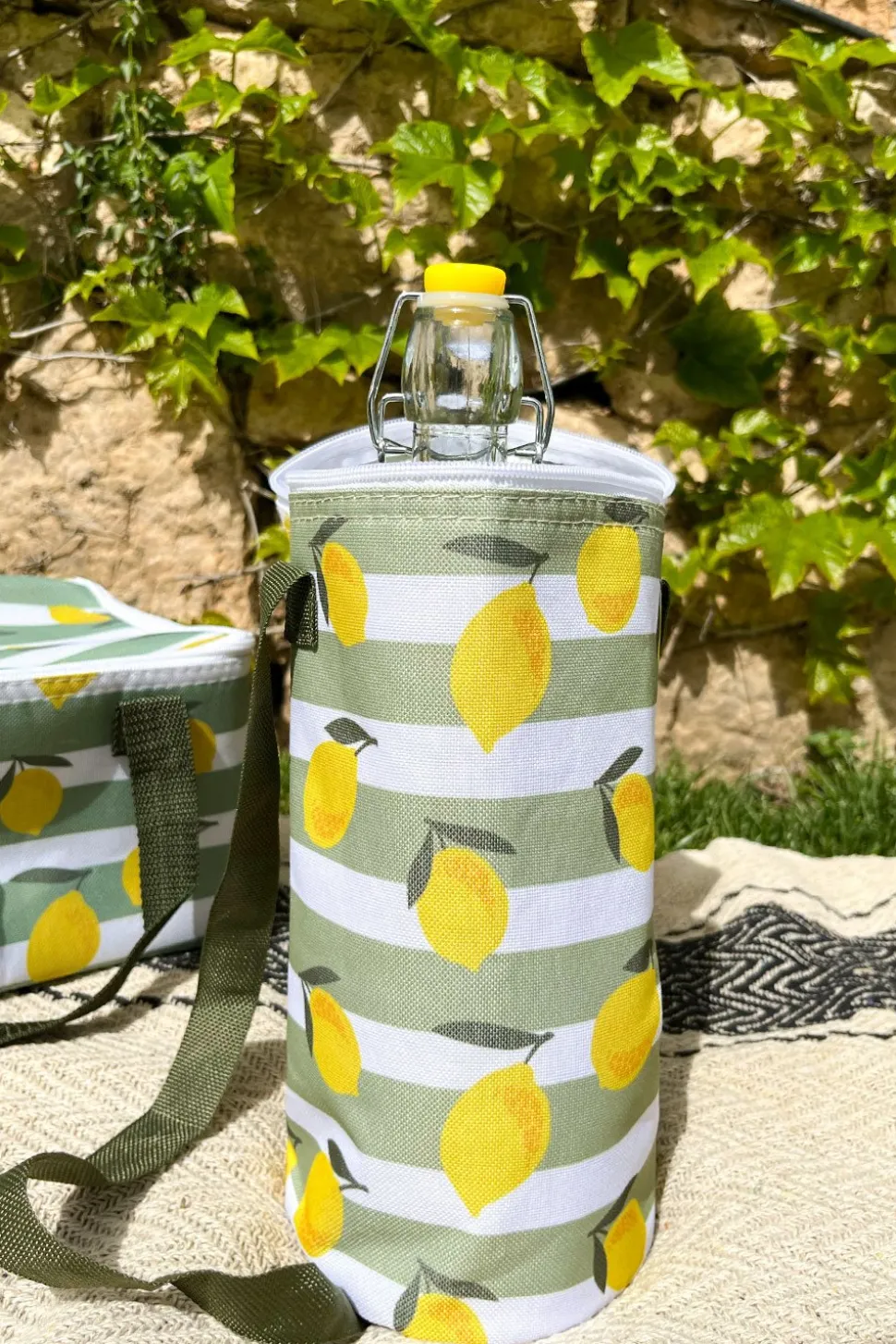 Bolsa Térmica Para Botellas Limones