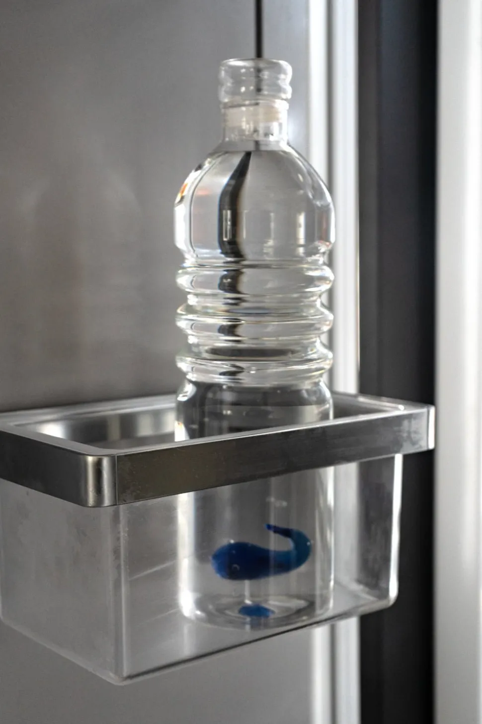 Botella De Cristal Con Figura Ballena