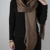 Bufanda De Cashmere Lisa Marrón