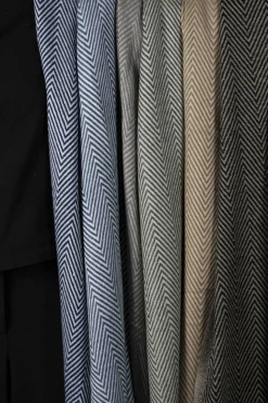 Bufanda De Lana Y Cashmere Con Diseño ZigZag