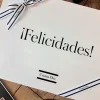 Caja Blanca Co Grande "Felicidades"