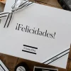 Caja Blanca Co Pequeña "Felicidades"