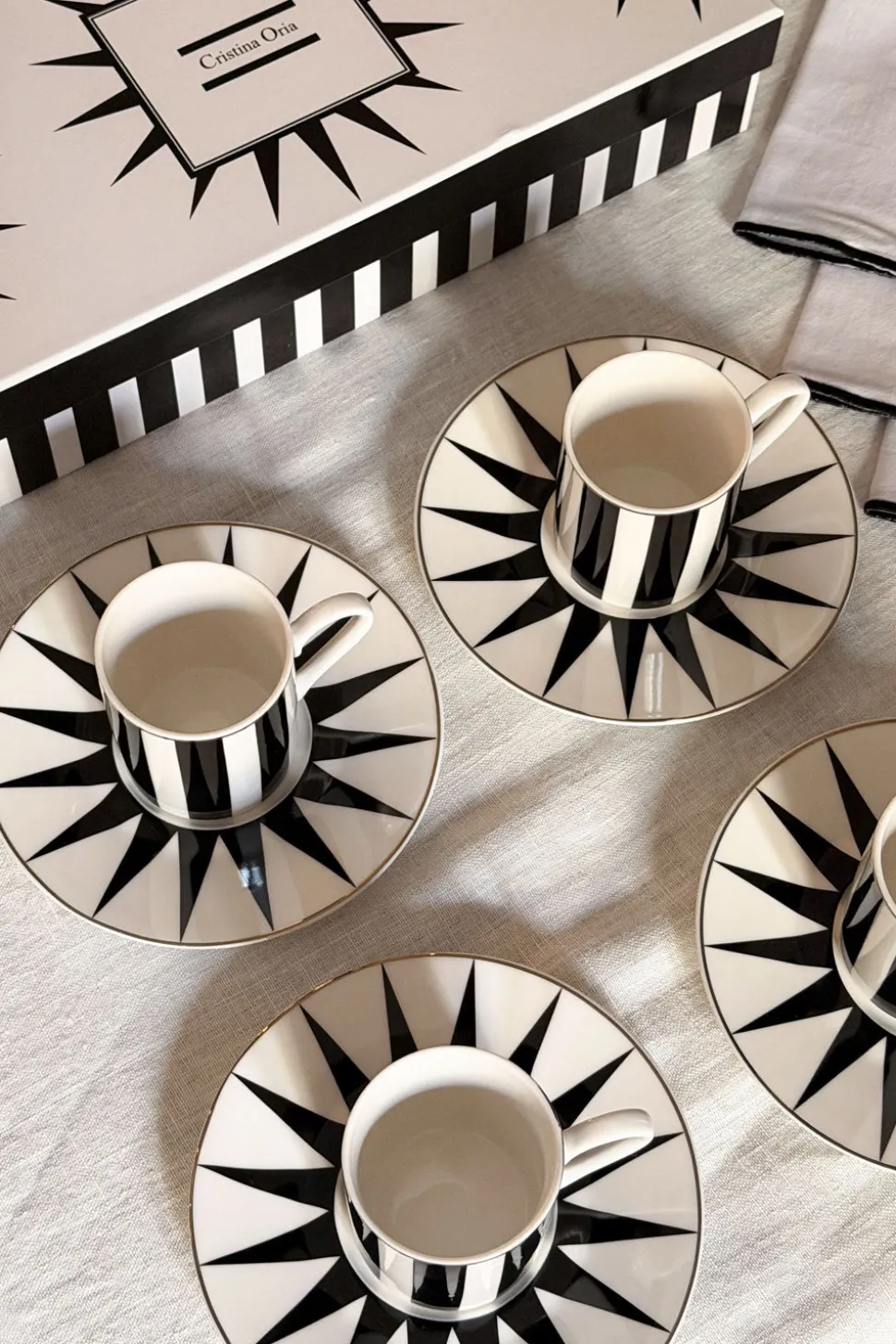 Caja De Regalo Tazas Y Platos Espresso Circus Cristina Oria