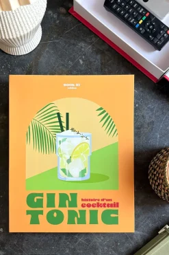 Caja Decorativa Con Diseño De Libro De Cócteles
