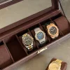 Caja Para Relojes Efecto Piel