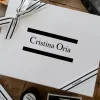 Caja Pequeña Co Con Papel De Seda Y Lazo