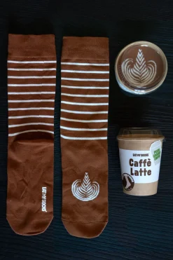 Calcetines Diseño Café