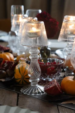 Candelabro De Cristal Con Diseño De Lámpara Milán