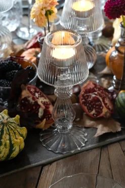 Candelabro De Cristal Con Diseño De Lámpara Milán