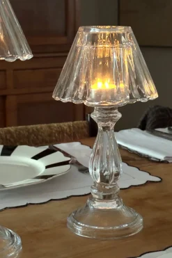 Candelabro De Cristal Con Diseño De Lámpara París