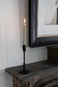 Candelabro Metálico Negro Pequeño
