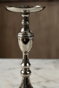 Candelabro Plateado Mediano Co