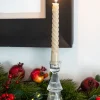 Candelabro Tallado De Cristal Con Diseño De Árbol Transparente Pequeño