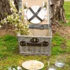 Cesta De Picnic Marrón Para 2 Personas