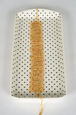 Choker Dorado Con Diseño Irregular