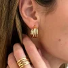 Combinación Anillo & Pendientes Argollas