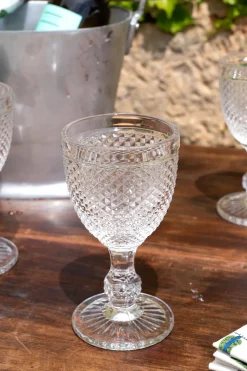 Copa Cristal Vino Transparente Picos