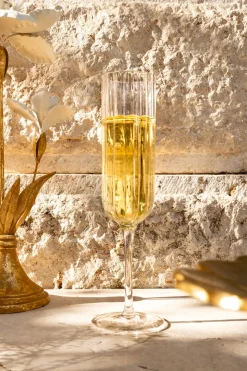 Copa De Champagne Cristal Ondas
