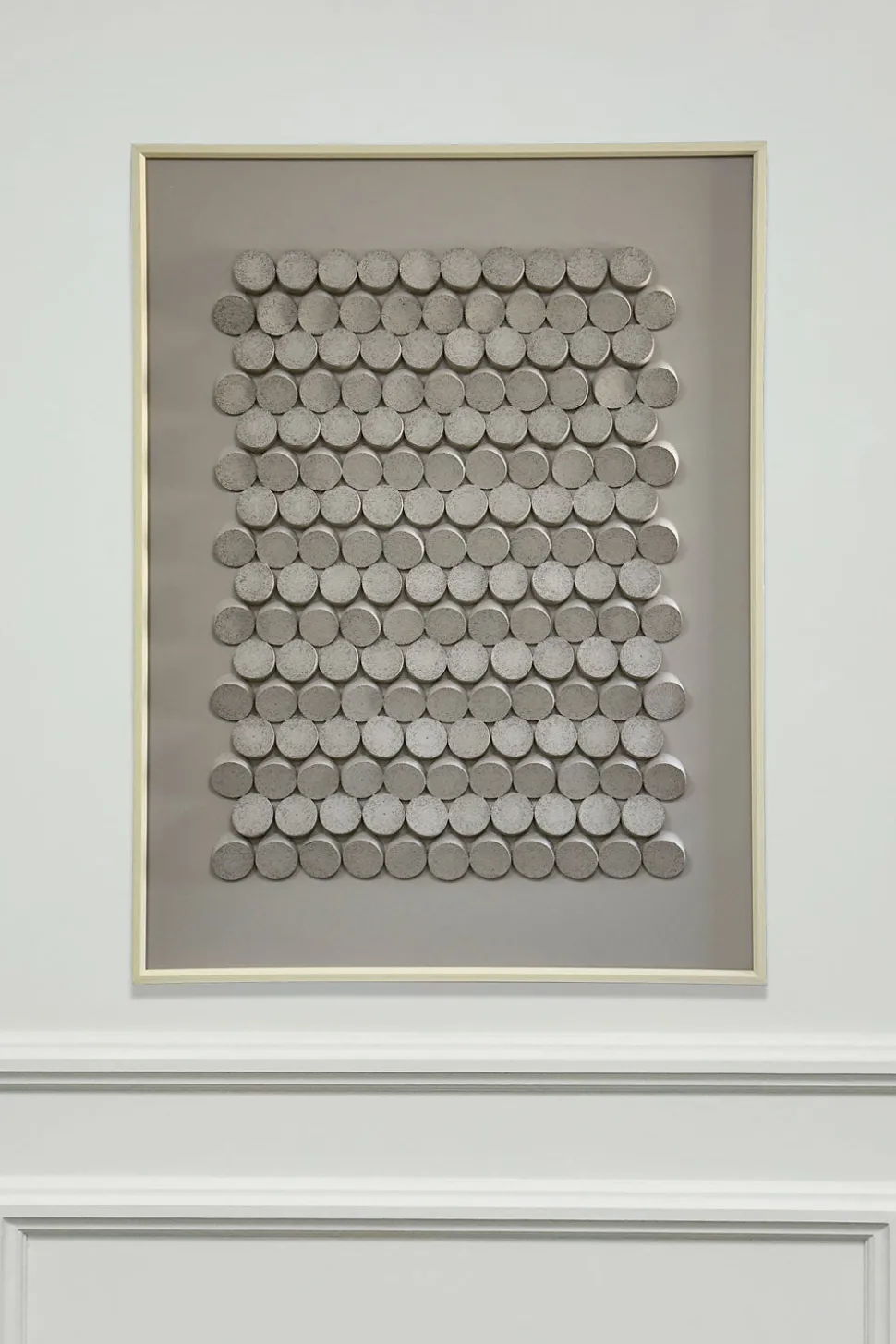 Cuadro De Lienzo Abstracto Con Figuras En Relieve
