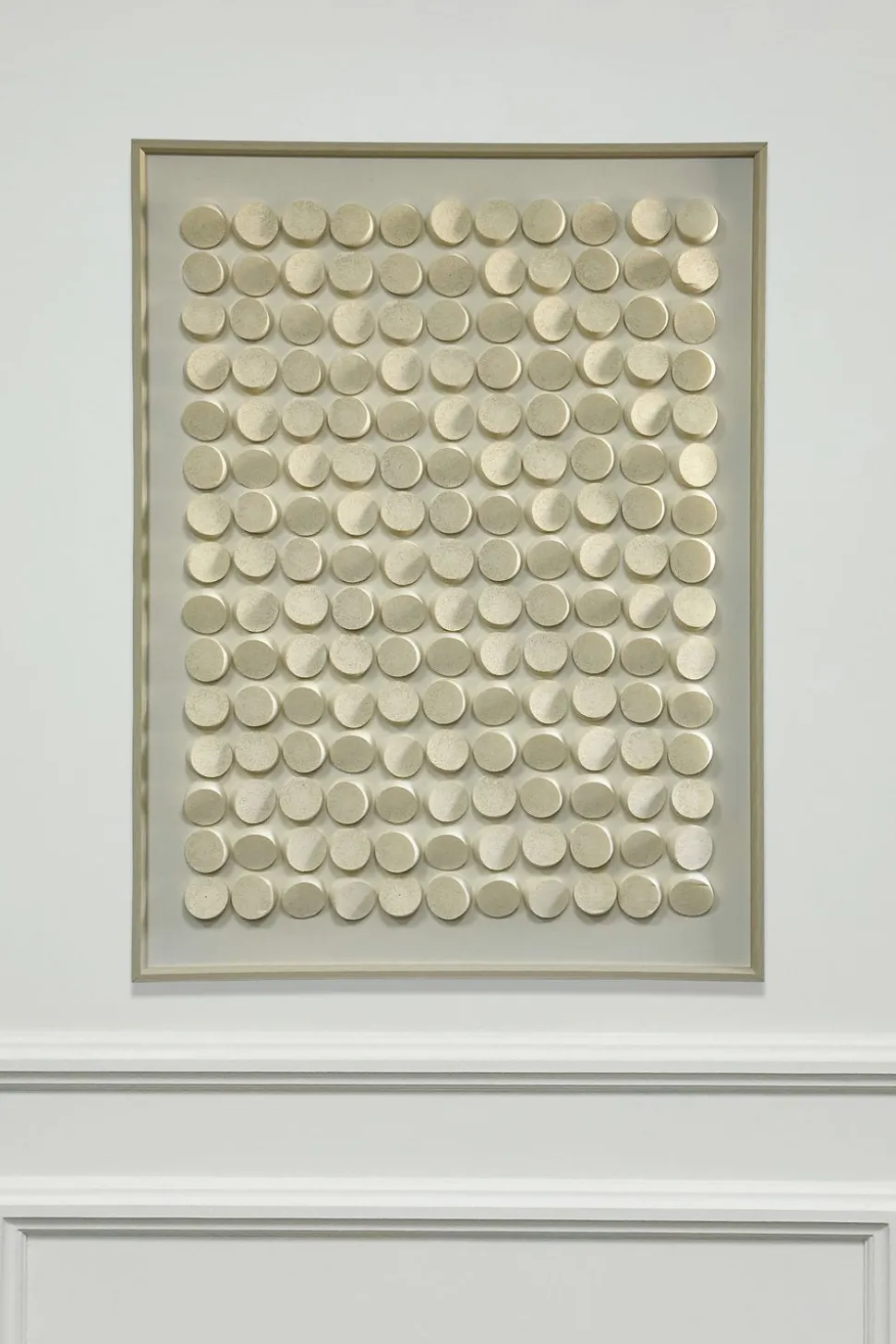 Cuadro De Lienzo Abstracto Con Figuras En Relieve