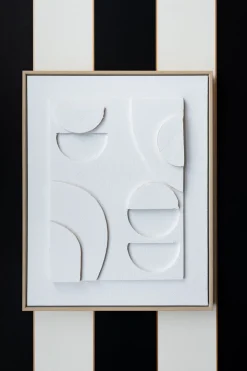 Cuadro De Lienzo Abstracto Con Efecto 3D