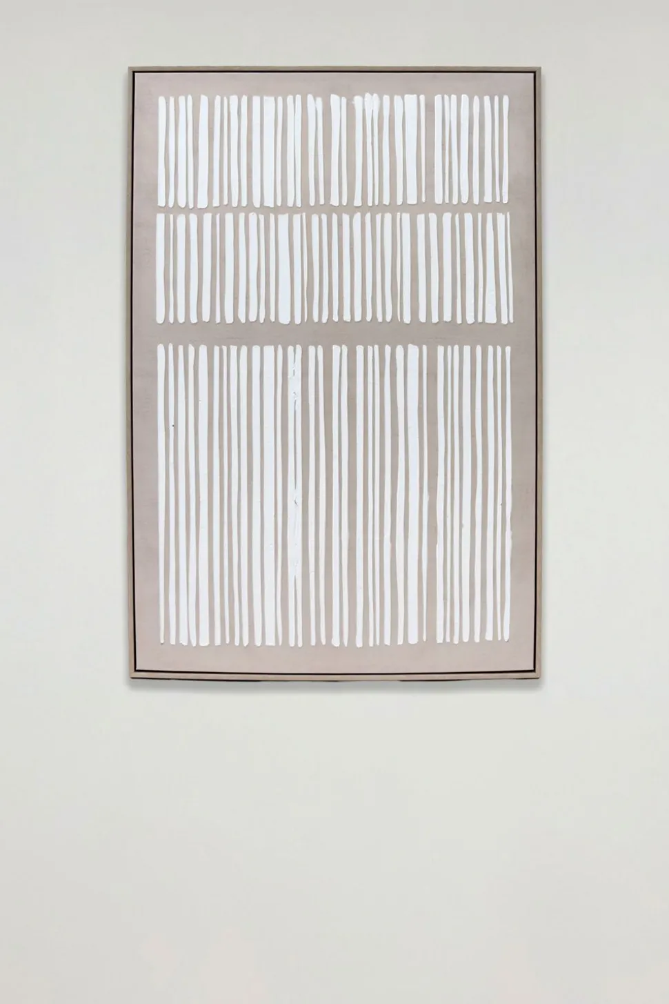 Cuadro De Lienzo Con Diseño De Rayas Verticales