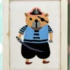 Cuadro Infantil Oso Pirata