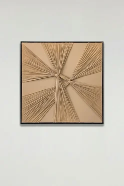 Cuadro Lienzo Decorativo Diseño Radial Con Efecto 3D