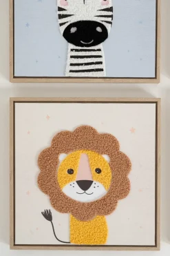Cuadros Infantiles Con Diseño De Animales En Relieve
