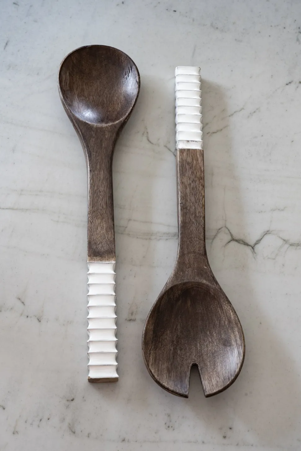 Cubiertos De Servir De Madera