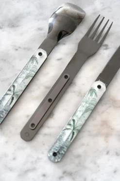 Cubiertos Para Llevar Diseño Tropical