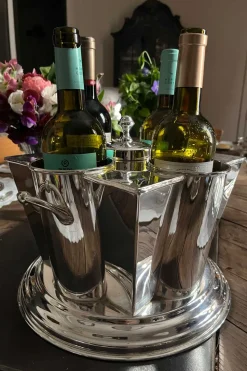 Cubitera 4 Botellas De Plata Co