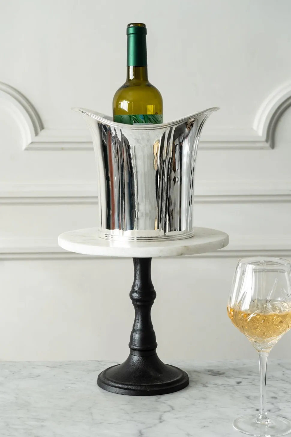 Cubitera Con Diseño Irregular De Plata CO