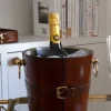 Cubitera De Cuero Con Detalle De Hebilla