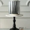 Cubitera Plisada De Plata Con Tapa CO