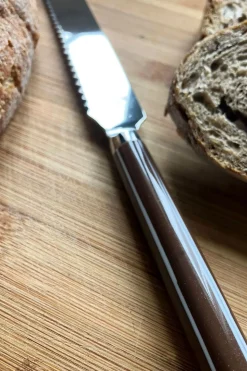Cuchillo De Pan Con Mango De Resina De Colores