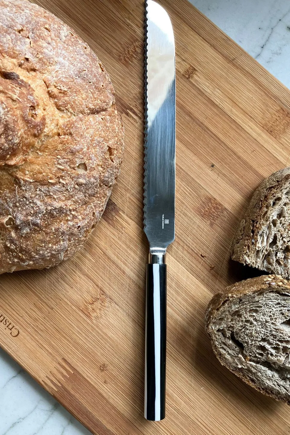Cuchillo De Pan Con Mango De Resina De Colores
