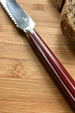 Cuchillo De Pan Con Mango De Resina De Colores